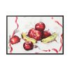Still Life with Apples and Bananas by Charles Demuth Framed Canvas