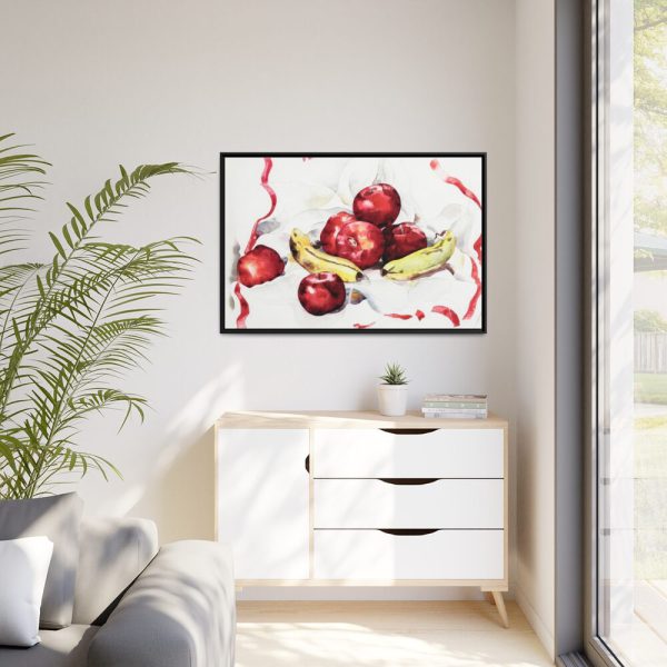 Still Life with Apples and Bananas by Charles Demuth Framed Canvas