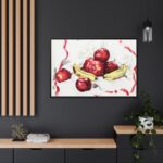 Still Life with Apples and Bananas by Charles Demuth Framed Canvas - Image 5