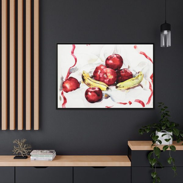 Still Life with Apples and Bananas by Charles Demuth Framed Canvas