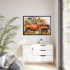 88289-43.jpg Autumn Pumpkin Truck Calendar Art Framed Canvas