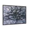 Piet Mondrian's Gray Tree Framed Canvas
