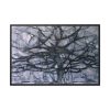 Piet Mondrian's Gray Tree Framed Canvas