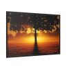88289-440.jpg Sunrise Tree Silhouette Nature Framed Canvas