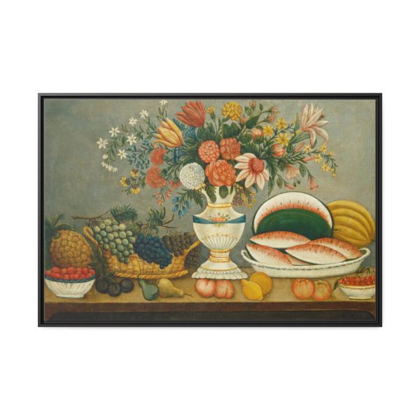 88289-466.jpg Fruit and Flowers Framed Canvas