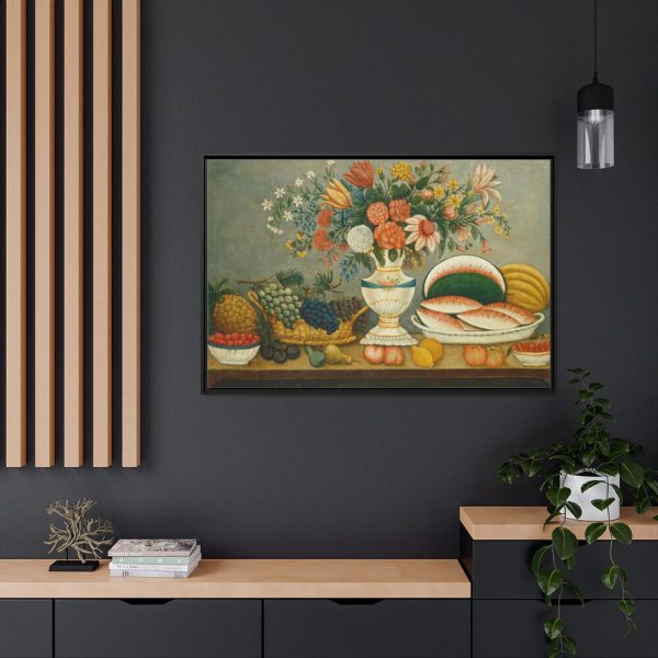88289-469.jpg Fruit and Flowers Framed Canvas