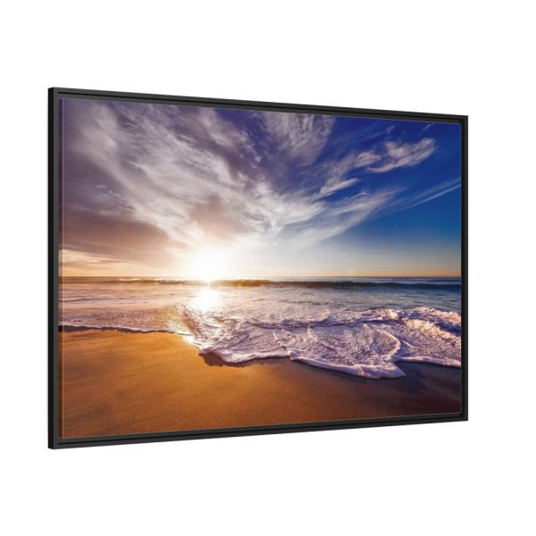 California Beach Framed Canvas