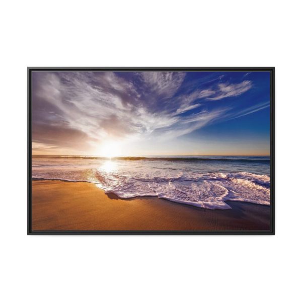 California Beach Framed Canvas