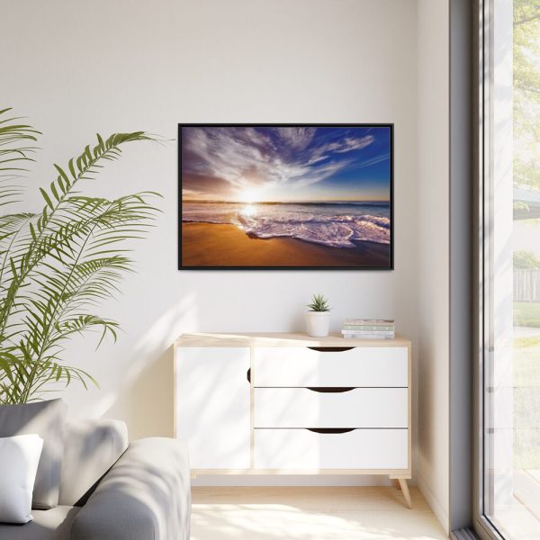 California Beach Framed Canvas