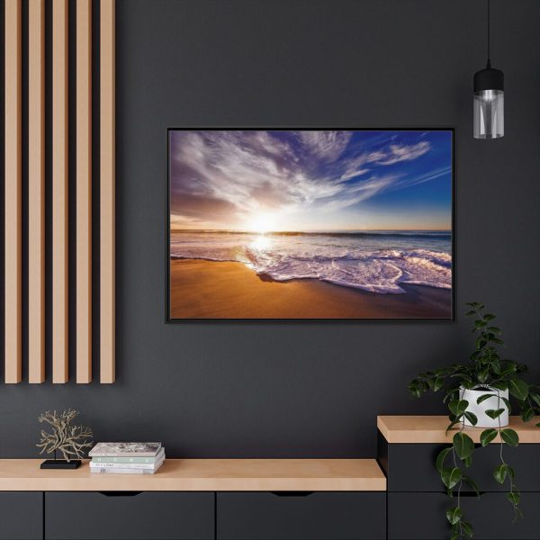 California Beach Framed Canvas