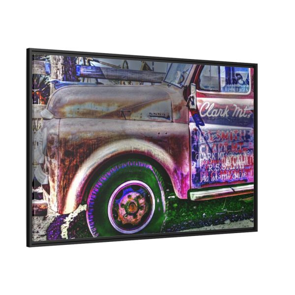 88289-50.jpg Vintage Pick-up Truck Framed Canvas