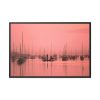 88289-506.jpg Pink Photo With Boats Framed Canvas