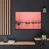88289-509.jpg Pink Photo With Boats Framed Canvas