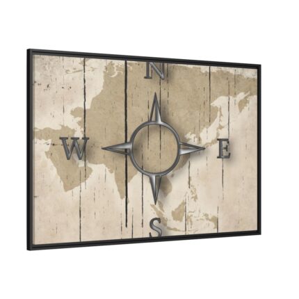 Compass Framed Canvas