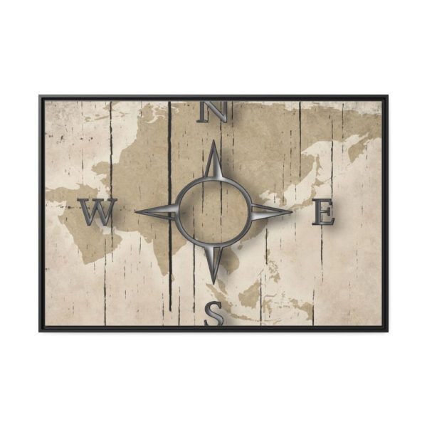 88289-511.jpg Compass Framed Canvas