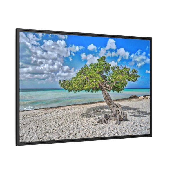88289-530.jpg Water Texture of Beach Scenery Framed Canvas