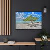 88289-534.jpg Water Texture of Beach Scenery Framed Canvas