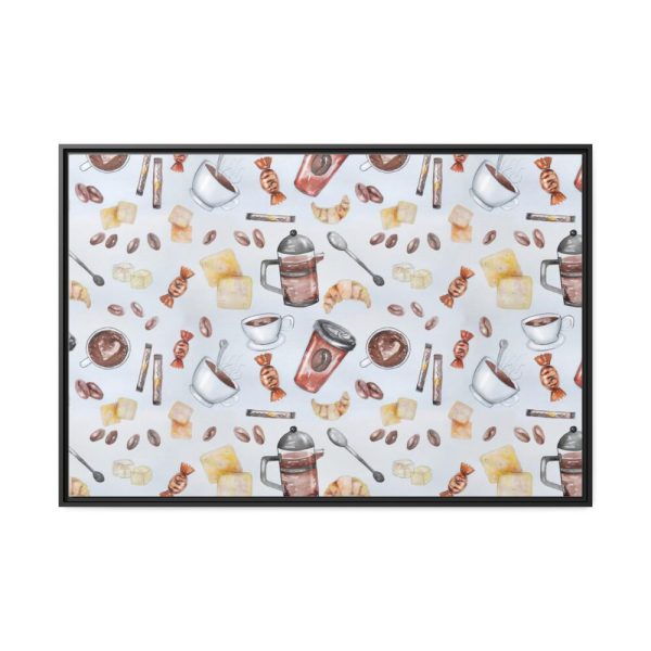 88289-536.jpg Coffee, Coffeemania, Coffee Lover Framed Canvas