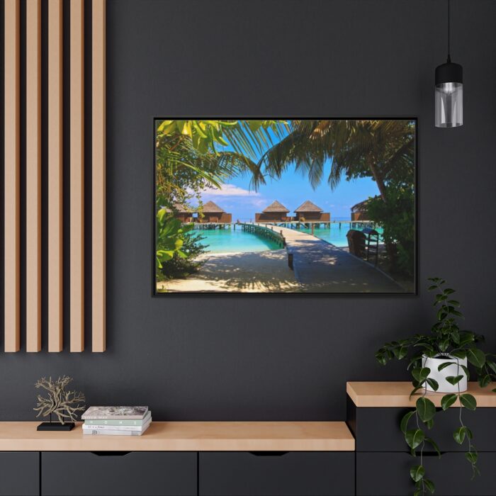 Exotic Tropical Island Framed Canvas - Image 5
