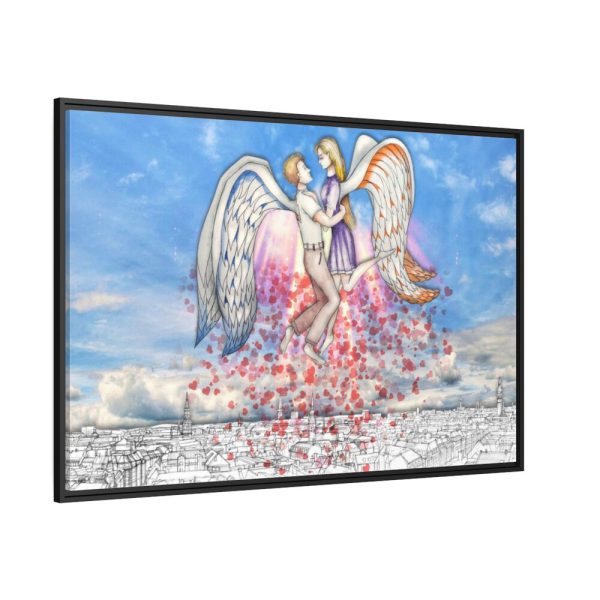 Love Of Angels Framed Canvas