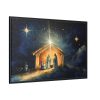 88289-555.jpg Abstract Representation of the Birth of Jesus Framed Canvas