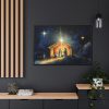 88289-559.jpg Abstract Representation of the Birth of Jesus Framed Canvas