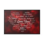 Love Languages Framed Canvas - Image 2
