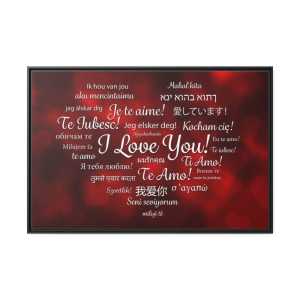 88289-566.jpg Love Languages Framed Canvas
