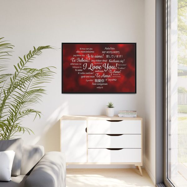 88289-568.jpg Love Languages Framed Canvas