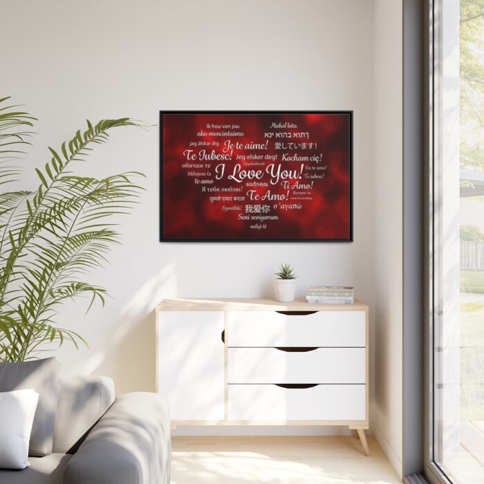Love Languages Framed Canvas - Image 4