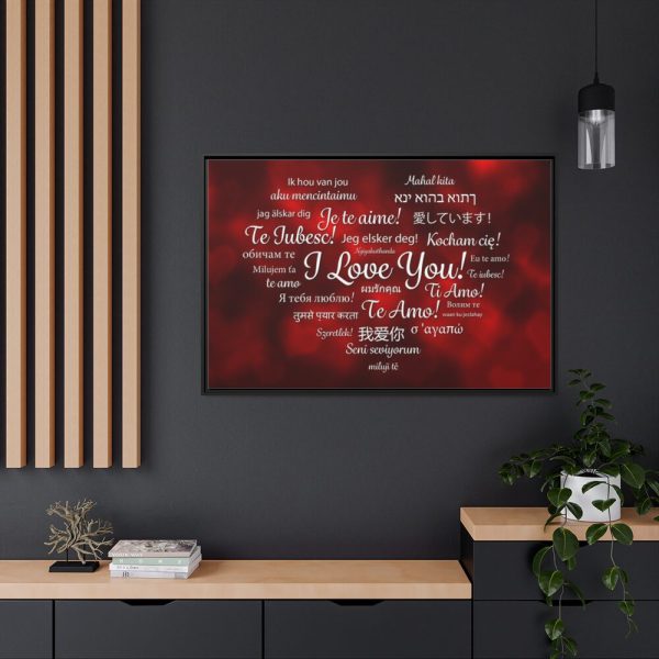 88289-569.jpg Love Languages Framed Canvas