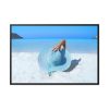 88289-616.jpg Woman On The Beach Framed Canvas