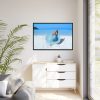 88289-618.jpg Woman On The Beach Framed Canvas