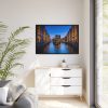 88289-638.jpg Canal Reflection Framed Canvas