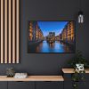 88289-639.jpg Canal Reflection Framed Canvas