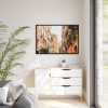 88289-643.jpg Vintage Neighborhood in Cagliari Framed Canvas