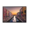 88289-646.jpg Sunset in Burano Framed Canvas