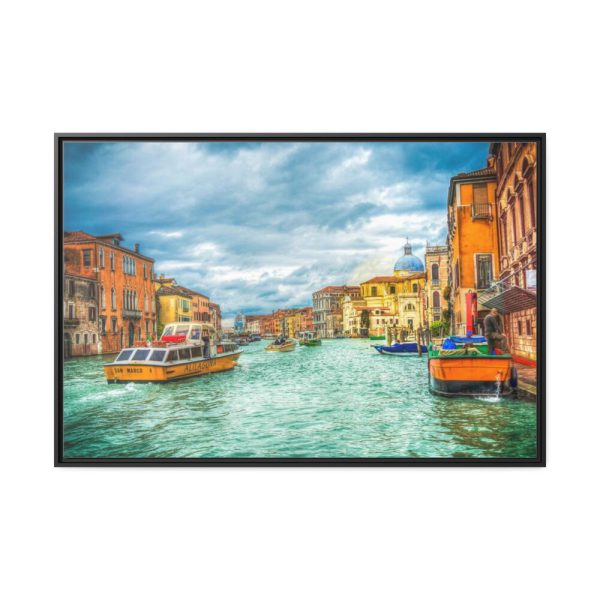 88289-651.jpg Italy Gondola Framed Canvas
