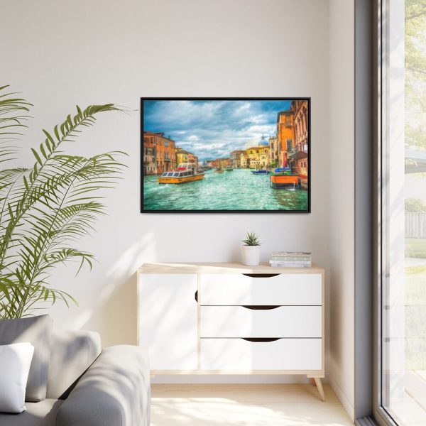 88289-653.jpg Italy Gondola Framed Canvas