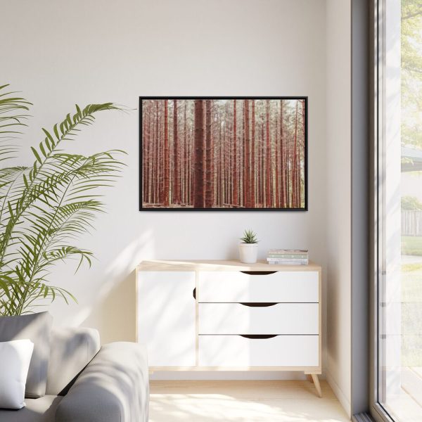 88289-673.jpg Forest Trees in Autumn Fremed Canvas