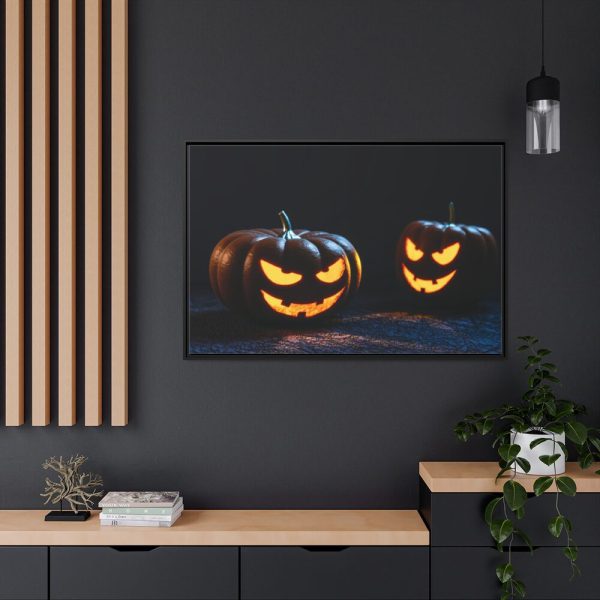 88289-69.jpg Halloween Pumpkin Decoration Framed Canvas