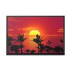 Orange Sky Framed Canvas