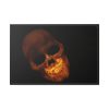 88289-81.jpg Human Skull in Dark Framed Canvas
