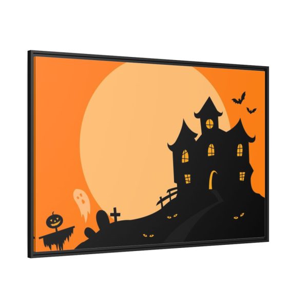 88289-85.jpg Haunted House Framed Canvas