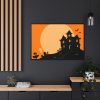 88289-89.jpg Haunted House Framed Canvas