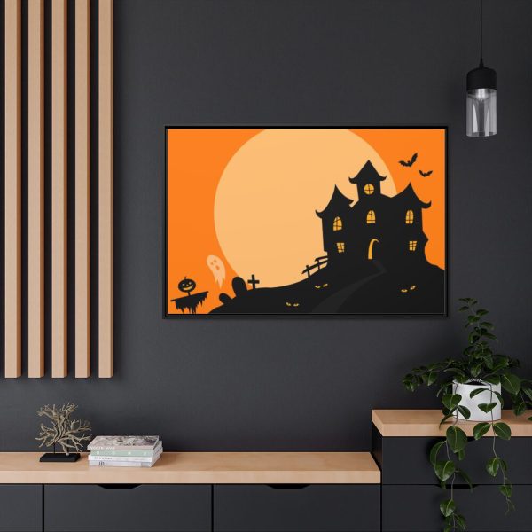 88289-89.jpg Haunted House Framed Canvas