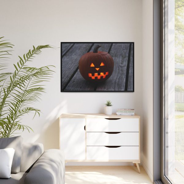 88289-93.jpg Carved Pumpkin Framed Canvas
