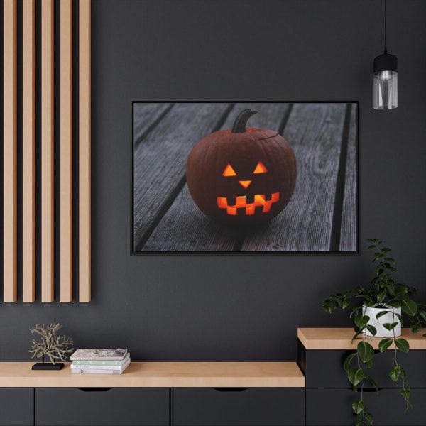 88289-94.jpg Carved Pumpkin Framed Canvas