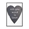 88299-1.jpg All You Need is Love Framed Canvas