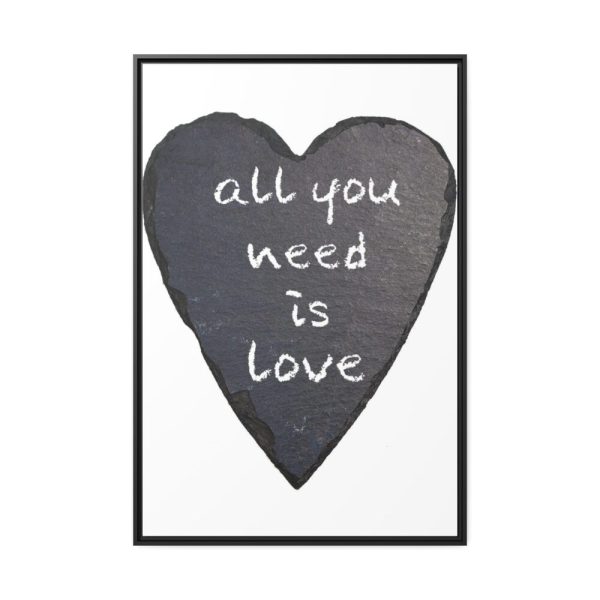 88299-1.jpg All You Need is Love Framed Canvas